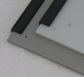 threadboard is availabe in aluminium and hdpe plastic